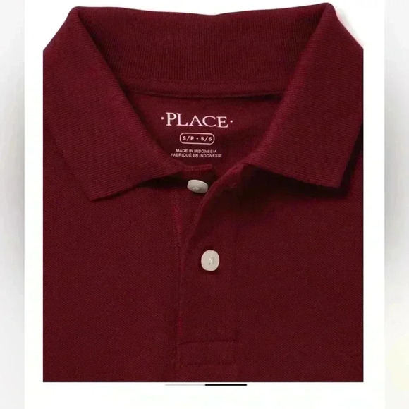 The Children’s Place  Boys Uniform Long Sleeve Polo - Picture 2 of 2